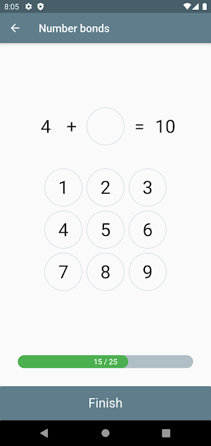Number bonds Screenshot 2