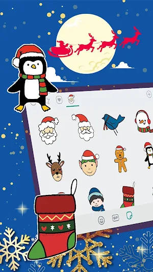 Merry Christmas Emoji Stickers Screenshot 1