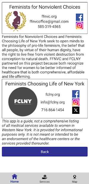 Women's Guide to Healthcare NY Screenshot 1