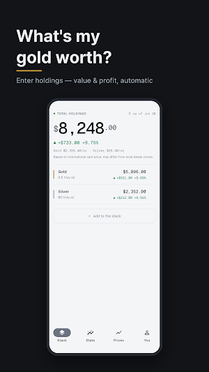 Goldmark - Gold Silver Tracker Screenshot 0