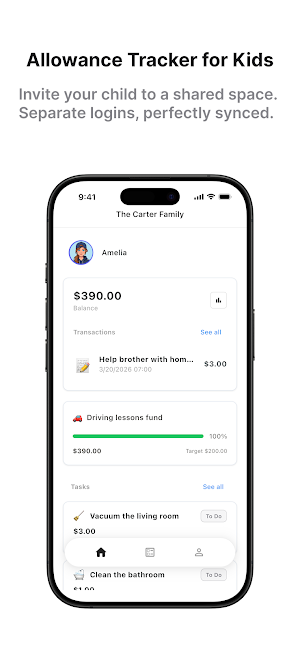 Allowana: Shared Allowance Hub Screenshot 0