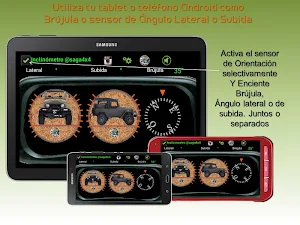 Compass Inclinometer Saga4x4 Screenshot 0