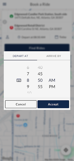 MARTA Reach On-Demand Transit Screenshot 3