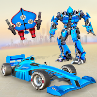 KITE ROBOT TRANSFORMING FORMULA CAR RACING 3D GAME
