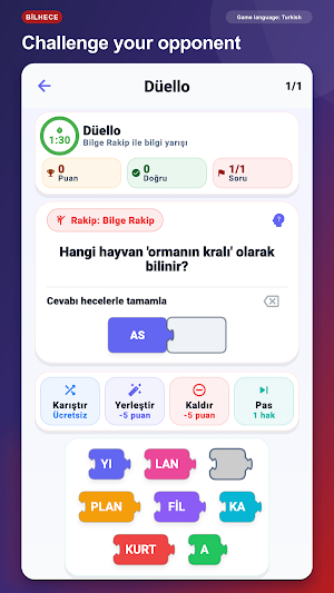 BilHece: Turkish Word Game Screenshot 3