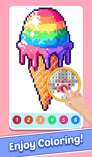 Pixel Coloring Paint by Number Screenshot 0