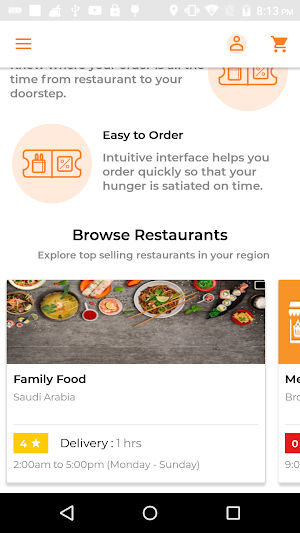 Vendor Hyperlocal Food Delivery App for Magento 2 screenshot 1