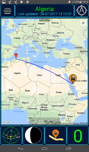 Qibla (Qibla direction & prayer times) Screenshot 2