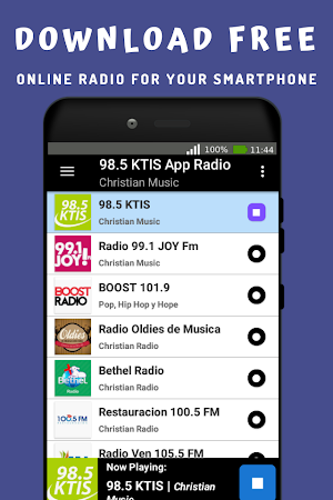 98.5 Ktis Radio App Minnesota Screenshot 1