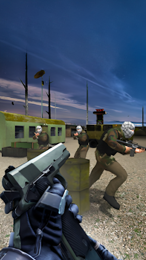 Commando Gun Fire Critical Ops Screenshot 1