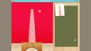 Montessori Pink Tower - Pre-Math Exercises Screenshot 1