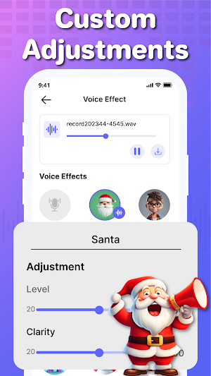 Voice changer with effects Screenshot 2