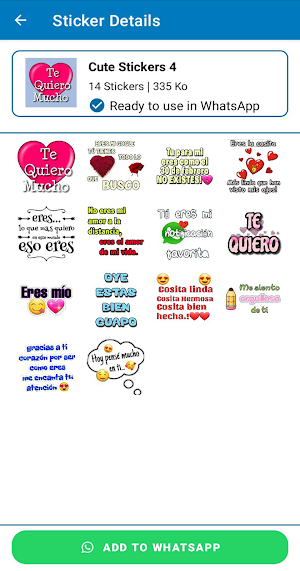 Stickers de Amor WASticker Screenshot 3