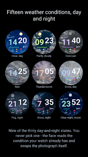 Lattice Weather Watch Face Screenshot 2