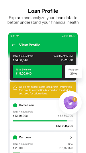 Loan EMI Calculator 2024 Screenshot 3