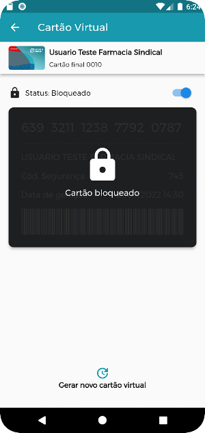 Cartão Farmácia Sindical Screenshot 1