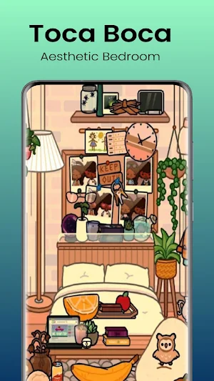 Toca Boca Aesthetic Bedroom Screenshot 0