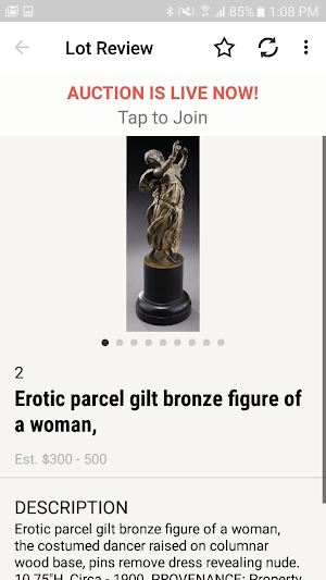 Dallas Auction Gallery Screenshot 2