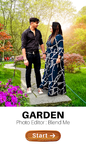 Garden photo editor : Blend Me Screenshot 0