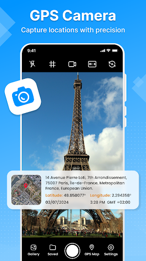 GPS Map Camera Timestamp Photo Screenshot 0