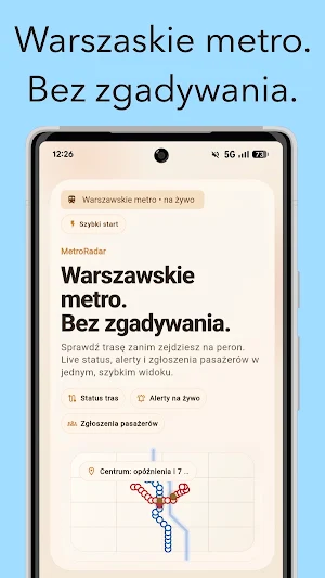 MetroRadar - Warszawskie Metro Screenshot 0