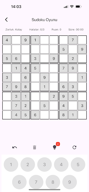 Sudoku Mobile Screenshot 0