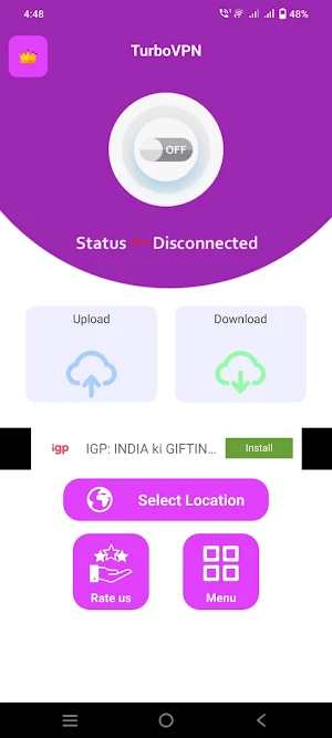 Cyber Ghost - Secure Turbo VPN Screenshot 0