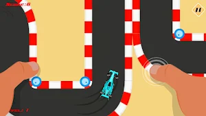2D Car Drifter Racing Game Screenshot 0