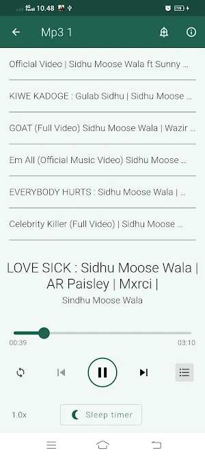 Sindhu Moose Wala Mp3 Offline Screenshot 2