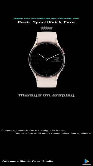 Basic Sport Watch Face CWF011 Screenshot 1