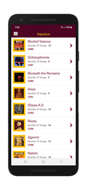 Sepultura Lyrics & Wallpapers Screenshot 1