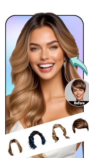 Hair look- AI Hairstyle try on Screenshot 0