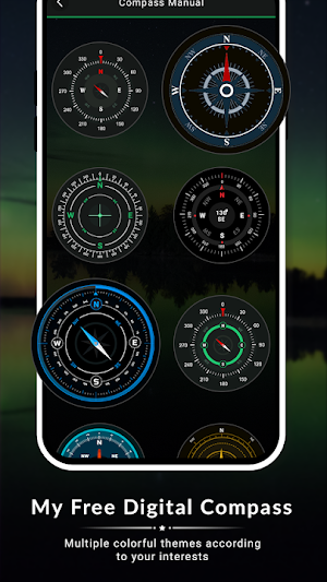 Digital Compass for Android -  Screenshot 1