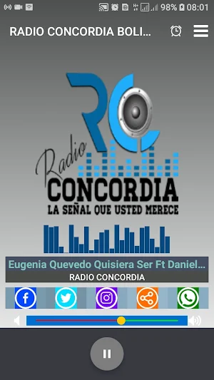 RADIO CONCORDIA BOLIVIA Screenshot 1