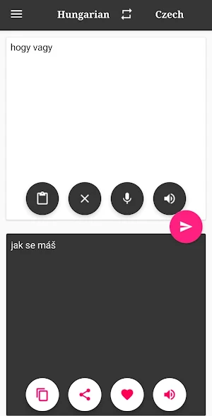 Hungarian-Czech Translator Screenshot 0