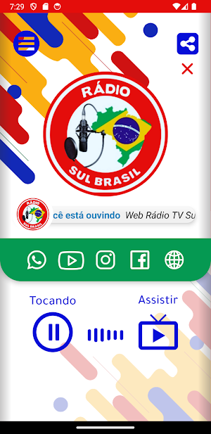 Web Rádio TV Sul Brasil Screenshot 1
