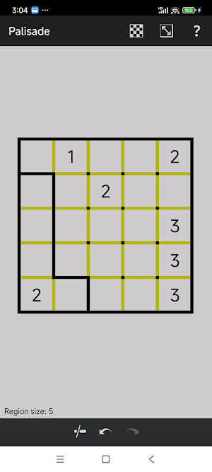 Palisade — Logic grid division Screenshot 1
