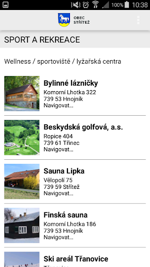 Obec Střítež Screenshot 2