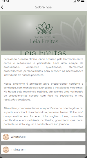 CLÍNICA LÉIA LENIR Screenshot 1