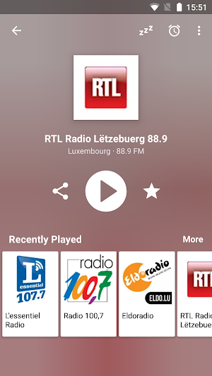 Radio FM Luxembourg Screenshot 1