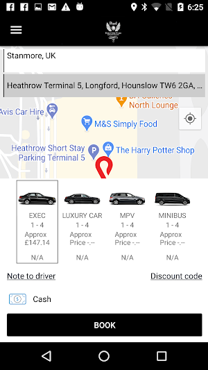 Pearl Executive Cars Screenshot 1