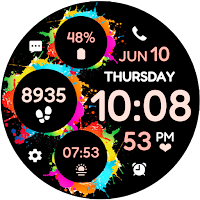 Splatter Bloom Watchface