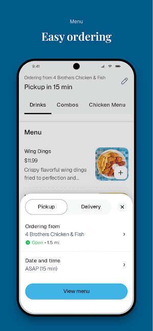 4 Brothers Chicken & Fish Screenshot 2