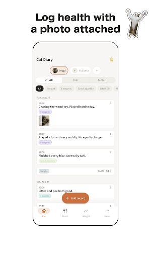 NekkoLog Screenshot 0