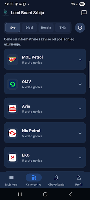 Load Board Srbija Screenshot 2
