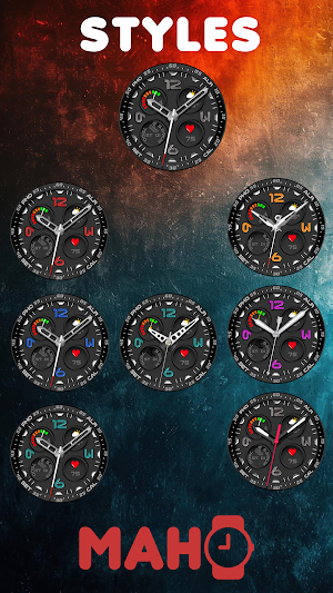 MAHO014 Wear OS Watch Face Screenshot 2