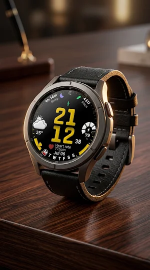 Digital Watch Face CUE178 Screenshot 1