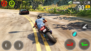 Motor Bike Driving City Racing Screenshot 0