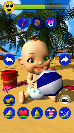 Baby Babsy At The Beach Gold Screenshot 2