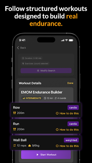 TrainRox - Hyrox Workouts Screenshot 2